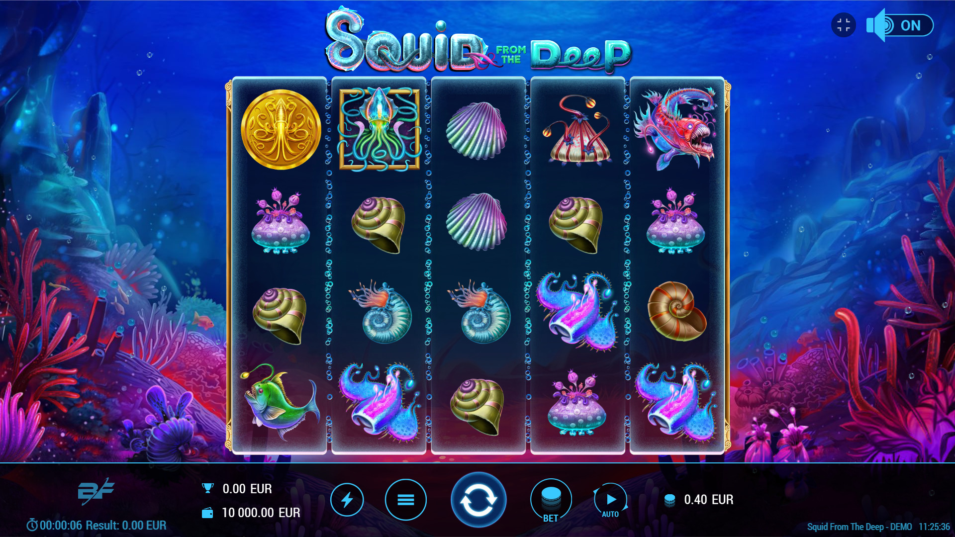 Squid from the Deep Online Casino Slot Game